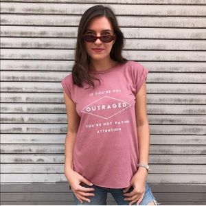 The outrage muscle tee